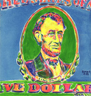 Abe Lincoln, $5 Bill