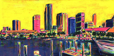 Miami's Bayside 30x15 / 2000