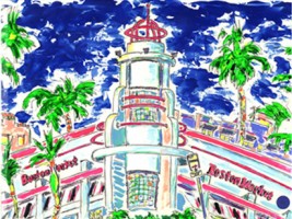 Boston Market, South Beach 12x16 / 2002