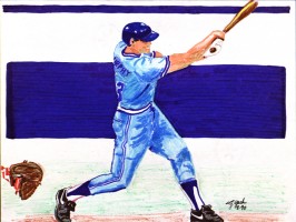 Dale Murphy 11x8.5 / 1990