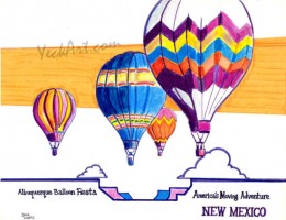 Balloon Fiesta 11x8.5 / 1992