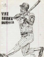 Ricky Henderson 8.5x11 / 1985