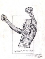 Marvin Hagler 8.5x11 / 1985