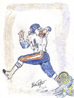 Walter Payton 8.5x11 / 1985