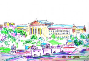 Phila Art Museum 14x11 / 2007