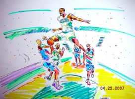 Rashard Lewis 14x11 / 2007