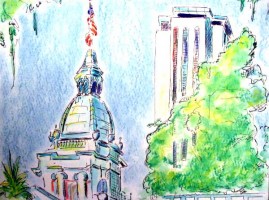 Tallahassee Capitol Hill 16x12 / 2004