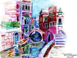 Venice Bridge 11x8.5 / 1994